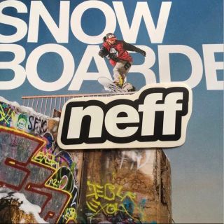 ネフ(Neff)のNEFFネフヘッドウエアUS限定　非売品クリアベースBOXロゴステッカー(アクセサリー)