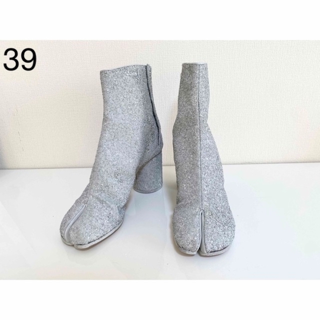 15万円程サイズMaison Margiela グリッター足袋ブーツ　39 新品　確実正規品