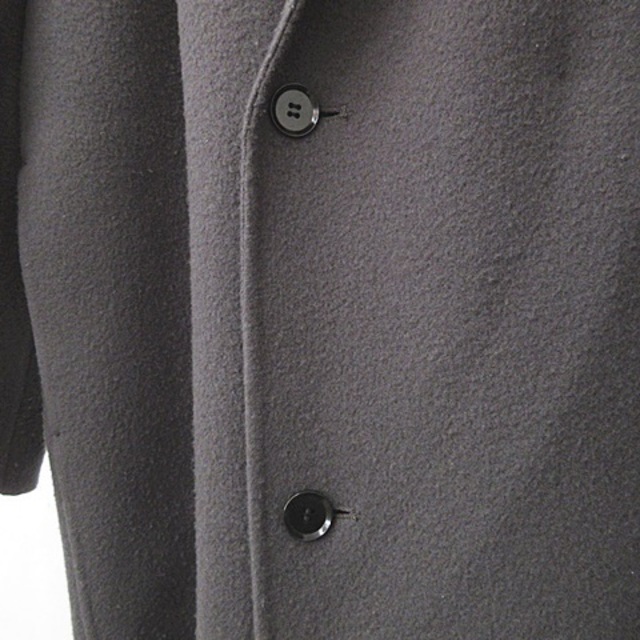 LIDNM リドム コート ロングコート ショールカラー ダブル グレー L 7