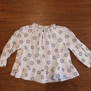 ザラキッズ(ZARA KIDS)のzarababy 花柄　チュニック(ブラウス)