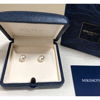 ミキモト(MIKIMOTO)のミキモト  k18 ピアス　大珠　8.3mm(ピアス)