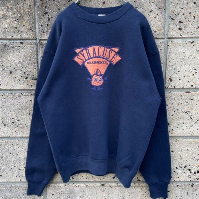 FRUIT OF THE LOOM(フルーツオブザルーム)のUSA製 90s　"SYRACUSE ORANGEMEN" 定番古着 スウェット メンズのトップス(スウェット)の商品写真