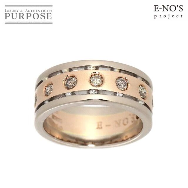 最高の品質 ダイヤ リング 11.5号 E-NO'S イーノス - other 0.40ct 90178450 VLP 指輪 750 ホワイトゴールド ピンク PG WG K18 リング(指輪)