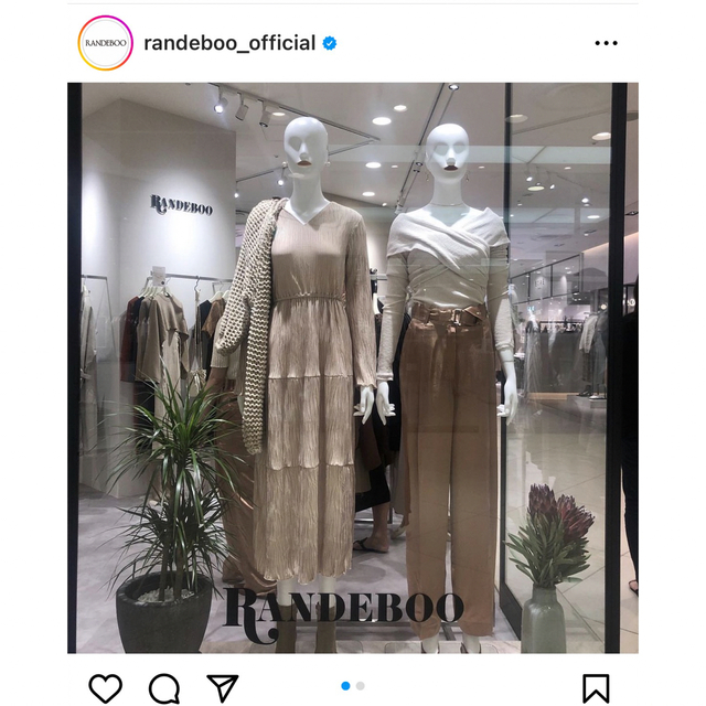 RANDEBOO(ランデブー)のRANDEBOO natural neo dress レディースのワンピース(ロングワンピース/マキシワンピース)の商品写真