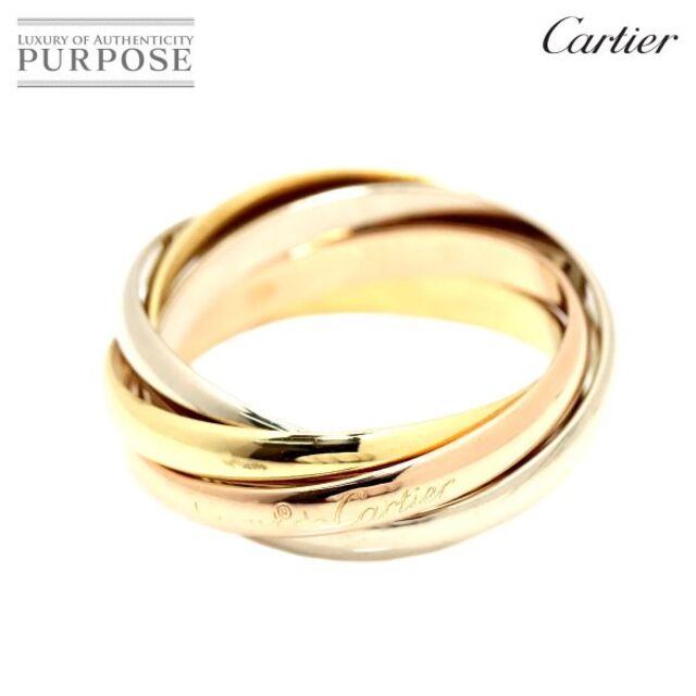 Cartier - カルティエ Cartier トリニティ #57 リング SM K18 YG WG PG 5連 スリーゴールド 3カラー 750 指輪  VLP 90179422