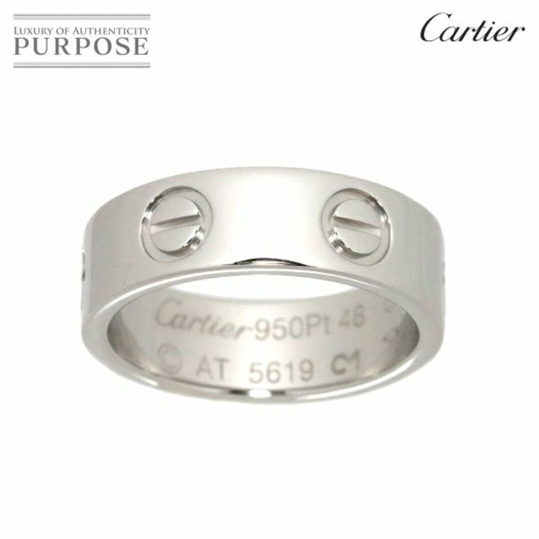 Cartier - カルティエ Cartier ラブ #48 リング Pt プラチナ 指輪【証明書付き】VLP 90179447