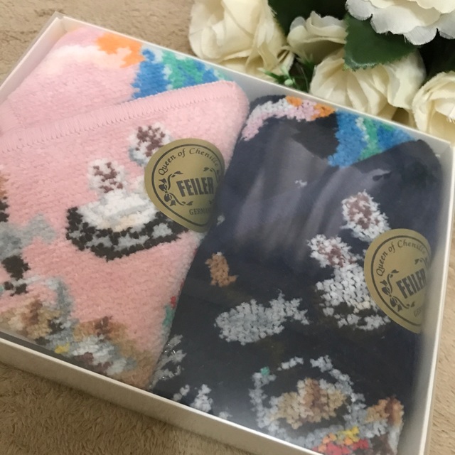 FEILER💜JALコラボ💖新品未使用💗ハンカチ💖2枚セット🌹