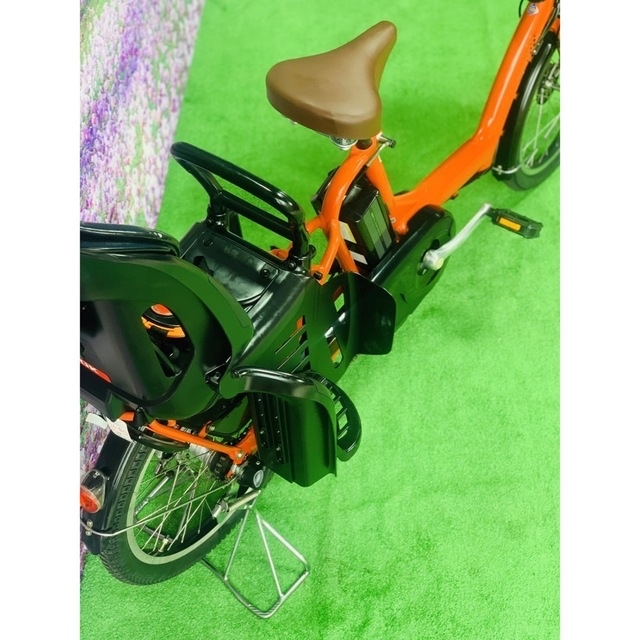 ☆4421子供乗せ電動アシスト自転車ブリヂストン3人乗り20インチ