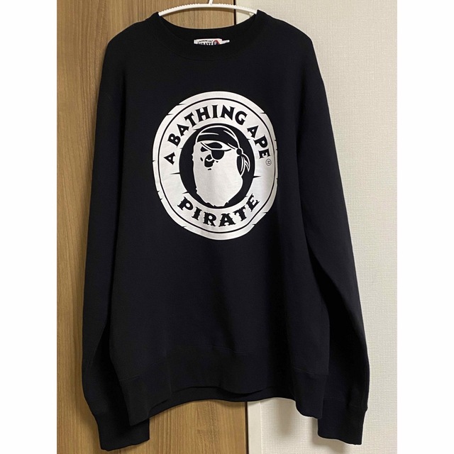 A BATHING APE(アベイシングエイプ)のA BATHING APE アベイシングエイプ 裏起毛 スウェット　XL メンズのトップス(スウェット)の商品写真