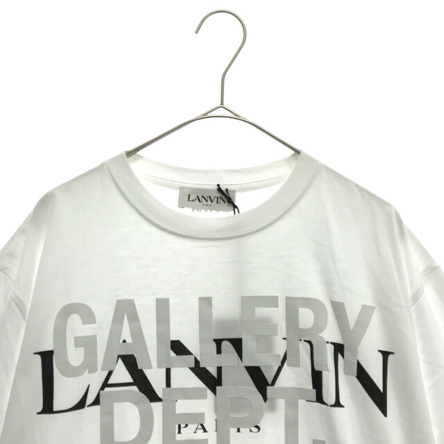 GALLERY DEPT. ギャラリーデプト 21SS×LANVIN Printed Tee RU-TS0005-J091-E21 ランバン ロゴプリント半袖Tシャツ ホワイト - 2