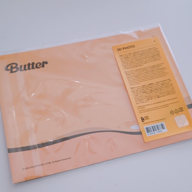 防弾少年団(BTS)(ボウダンショウネンダン)のBTS Butter 公式 3Dphotocard キムテヒョン V テテ 1枚 エンタメ/ホビーのコレクション(その他)の商品写真