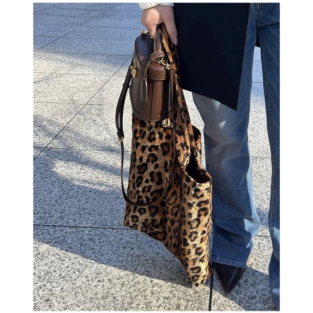 L'Appartement DEUXIEME CLASSE(アパルトモンドゥーズィエムクラス)のLAppartement Leopard Tote Bag 新品未使用 レディースのバッグ(トートバッグ)の商品写真