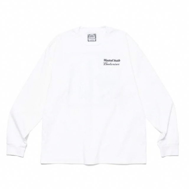 HUMAN MADE(ヒューマンメイド)のWasted Youth L/S T-Shirt "White" Mサイズ メンズのトップス(Tシャツ/カットソー(七分/長袖))の商品写真