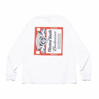 ヒューマンメイド(HUMAN MADE)のWasted Youth L/S T-Shirt "White" Mサイズ(Tシャツ/カットソー(七分/長袖))