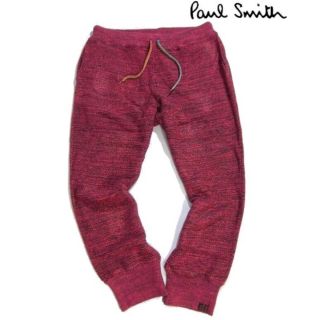 ポールスミス(Paul Smith)の【ポールスミス/Paul Smith】ニット風スウェットパンツLサイズ・レッド系(その他)