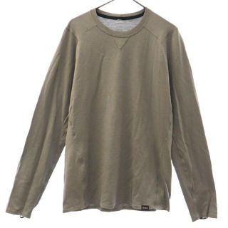 パタゴニア(patagonia)のパタゴニア 長袖 Tシャツ M グレー patagonia アウトドア メンズ 【中古】  【230208】 メール便可(Tシャツ/カットソー(半袖/袖なし))