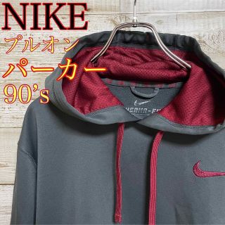 ナイキ(NIKE)のNIKE プルオン パーカー　90s ビッグシルエット(パーカー)