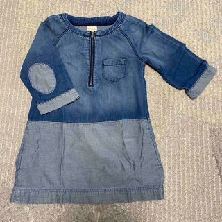 ザラキッズ(ZARA KIDS)のZARAgirls 110㎝　デニムワンピース(ワンピース)