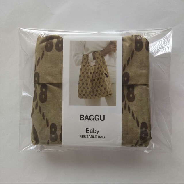 BAGGU(バグゥ)のBAGGU　エコバッグ　ベビー　Baby　BB print　新品未使用 レディースのバッグ(エコバッグ)の商品写真