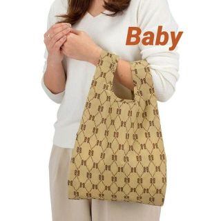 バグゥ(BAGGU)のBAGGU　エコバッグ　ベビー　Baby　BB print　新品未使用(エコバッグ)