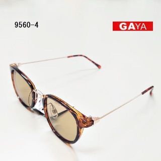 ガヤ(GAYA)の新品　GAYA　サングラス　ブラウン　ボストン　(9560-4)(サングラス/メガネ)