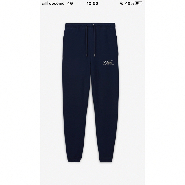 NIKE(ナイキ)のJordan x UNION Fleece Pants "Navy" ユニオン  メンズのパンツ(その他)の商品写真