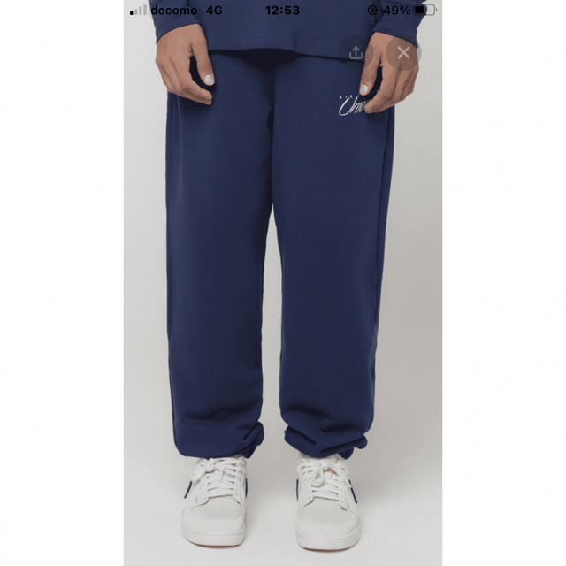 NIKE(ナイキ)のJordan x UNION Fleece Pants "Navy" ユニオン  メンズのパンツ(その他)の商品写真