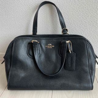 新品・未使用】COACH ショルダーバッグ 金ロゴ ブラック バッグ