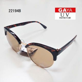 ガヤ(GAYA)の新品　GAYA　サングラス　ブラウン　サーモント　(22194B)(サングラス/メガネ)