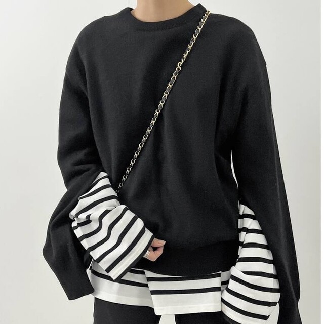 L'Appartement DEUXIEME CLASSE(アパルトモンドゥーズィエムクラス)のL'Appartement　Cashmere C/N Poncho Knit レディースのトップス(ニット/セーター)の商品写真