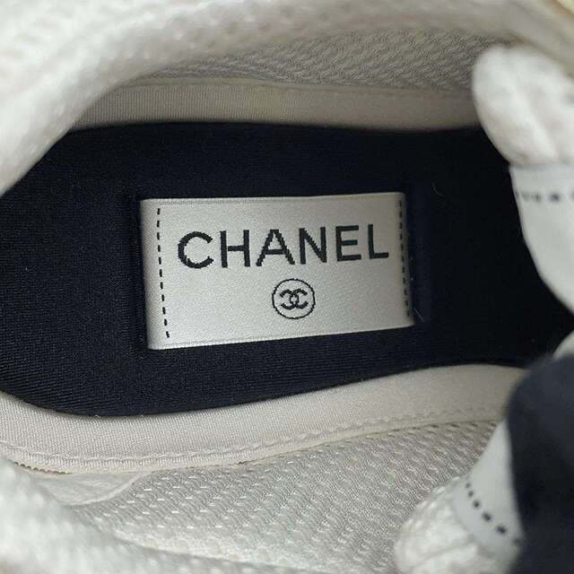 シャネル スニーカー ココマーク G39792 レディースサイズ38 CHANEL 靴