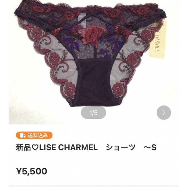 専用★2点同梱★新品♡LISE CHARMEL　ブラジャー　B70 レディースの下着/アンダーウェア(ブラ)の商品写真