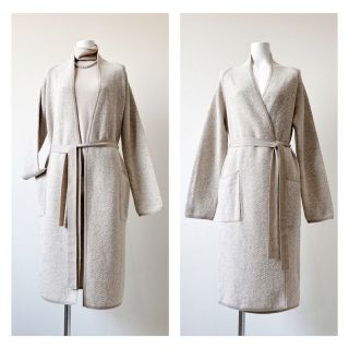 高級　Max Mara　ニットコート　ロングニット