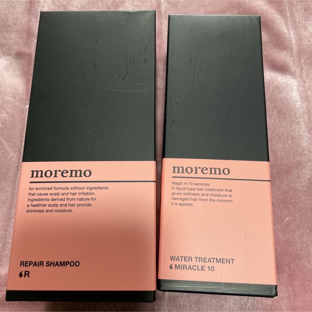 moremo(モレモ)のmoremoリペアシャンプーRトリートメントセット コスメ/美容のヘアケア/スタイリング(シャンプー/コンディショナーセット)の商品写真