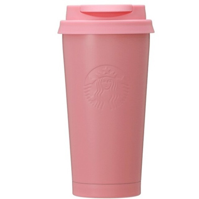 Starbucks Coffee(スターバックスコーヒー)のスタバ ステンレス TOGOロゴタンブラー マットピンク 473ml インテリア/住まい/日用品のキッチン/食器(食器)の商品写真