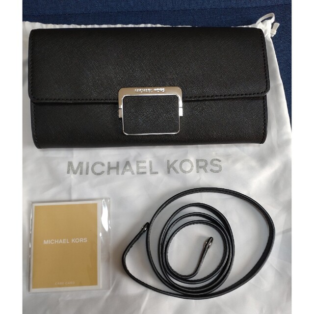 ほぼ未使用】MICHAEL KORS ショルダーバッグ クラッチ ウォレット ...