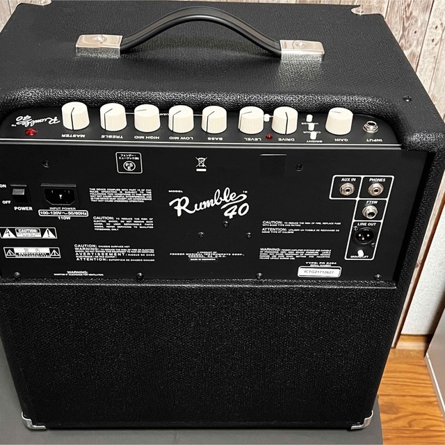 Fender(フェンダー)のFender Rumble 40 V3 JPN 付属品完備・超美品 楽器のギター(ギターアンプ)の商品写真