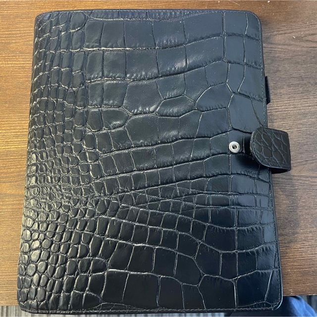 【半年間、自宅にて大切に使用】Filofax Classic Croc A5