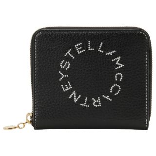 ステラマッカートニー(Stella McCartney)のステラマッカートニー ラウンドジップ 二つ折り財布 ブラック【38%OFF】(財布)