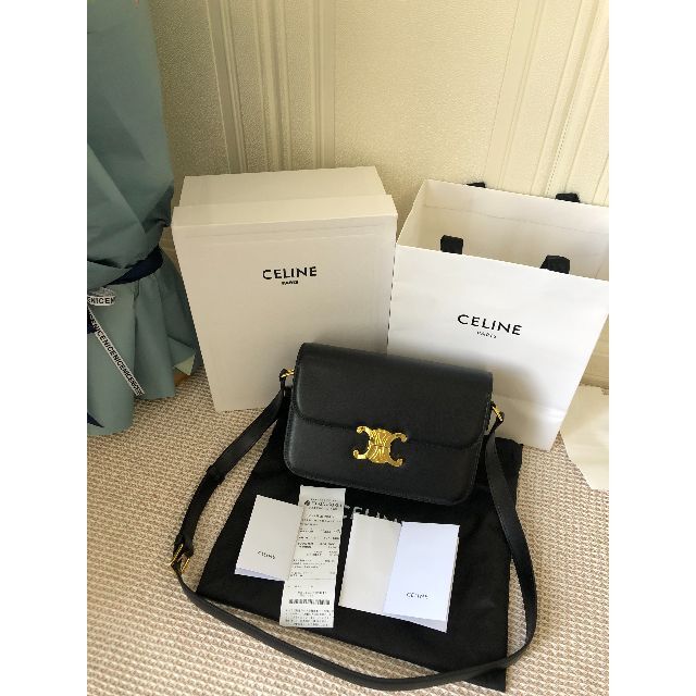 ふるさと納税 celine - ミディアム ショルダーバッグ トリオンフバッグ