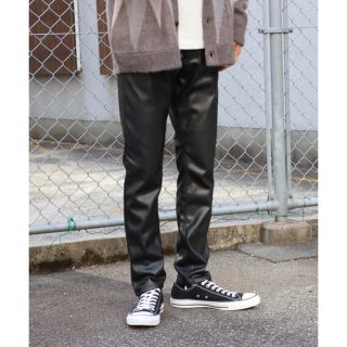 ビームス(BEAMS)の【定価２万円】BEAMS HEART / フェイクレザー スキニー パンツ(その他)