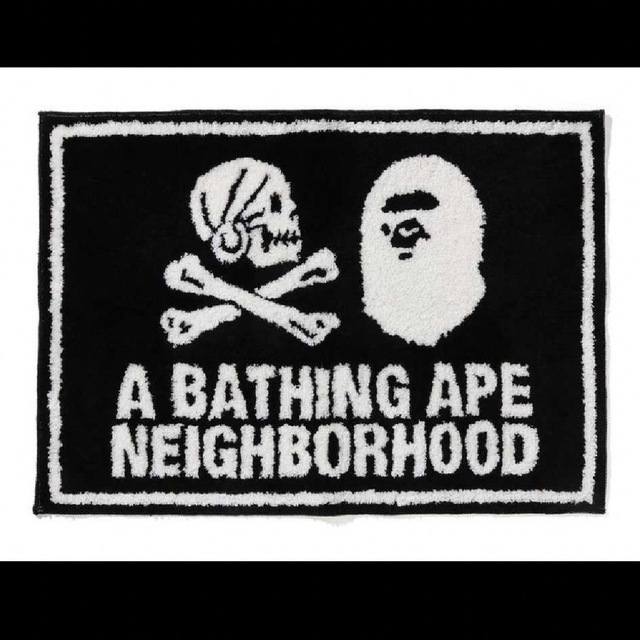 NEIGHBORHOOD(ネイバーフッド)のA BATHING APE x NEIGHBORHOOD Rug Mat  インテリア/住まい/日用品のラグ/カーペット/マット(ラグ)の商品写真