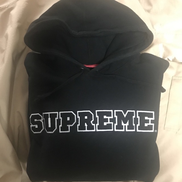 18ss supreme Cord Collegiate Logo Hooded