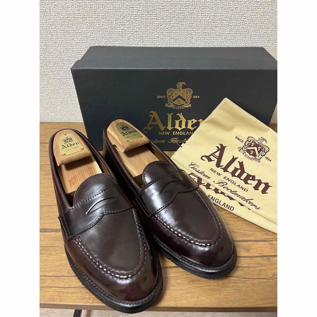 ☆超目玉】 Alden ペニーコインローファー 66166 コードバン 【極美品