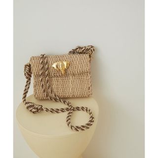 アダムエロぺ(Adam et Rope')の【JARDIN DEL CIELO】ELEFANTE GOLD BAG 未使用(ショルダーバッグ)