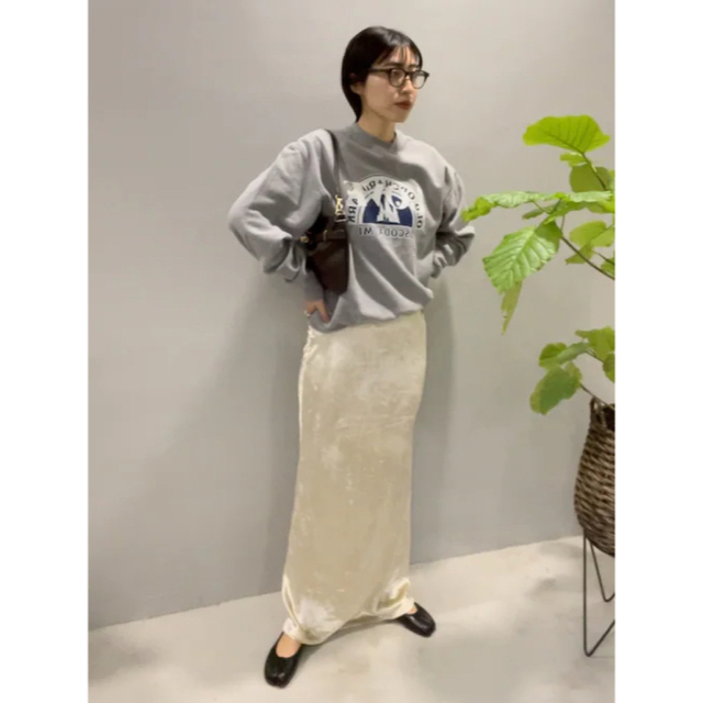 イナフ　velvet long skirt