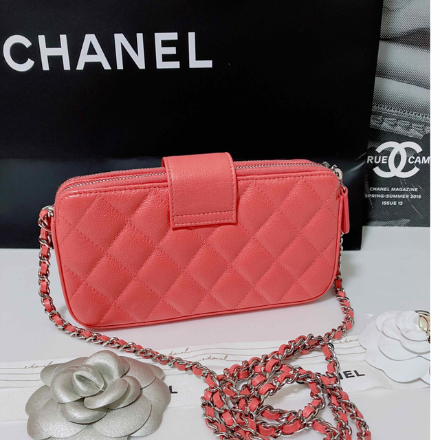 美品 正規品 CHANEL シャネル マトラッセ  チェーン ウォレット