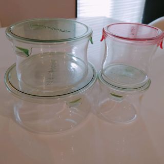 パイレックス(Pyrex)の【ラクコ様】iwaki PYREX PACK＆RANGE 耐熱ガラス保存容器(容器)