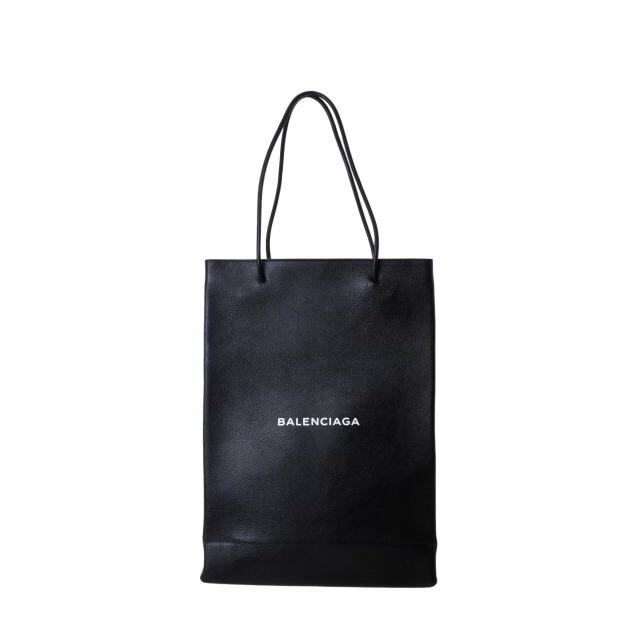 BALENCIAGA ノースサウス ショッピングバッグ レザー トート バッグ美中古品