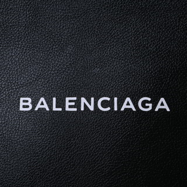 BALENCIAGA ノースサウス ショッピングバッグ レザー トート バッグ美中古品